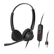 Three-seat call-centre headset pilot pack with two stereo and one mono headset