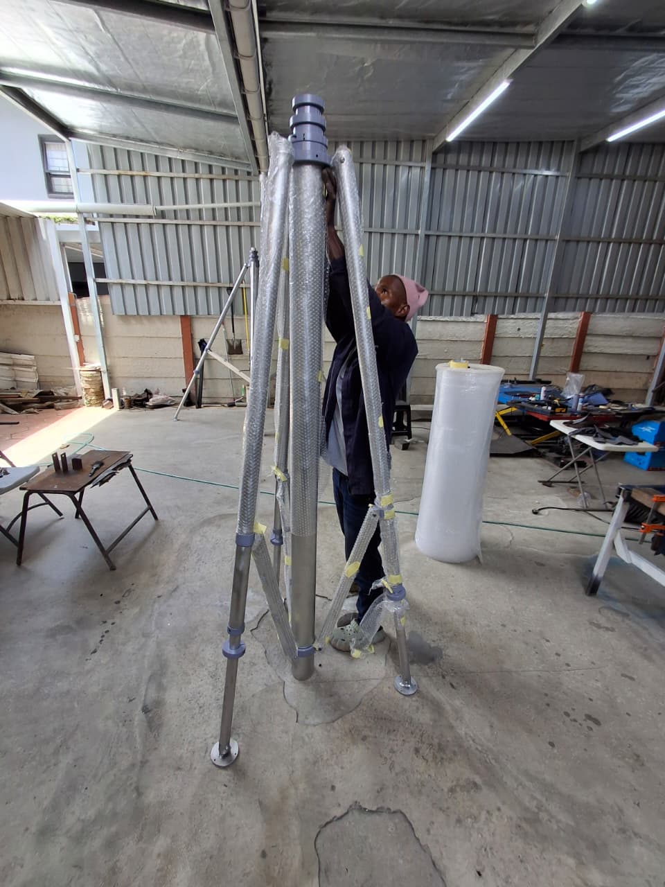 Custom steel and aluminium fabrication project by Create It 3D
