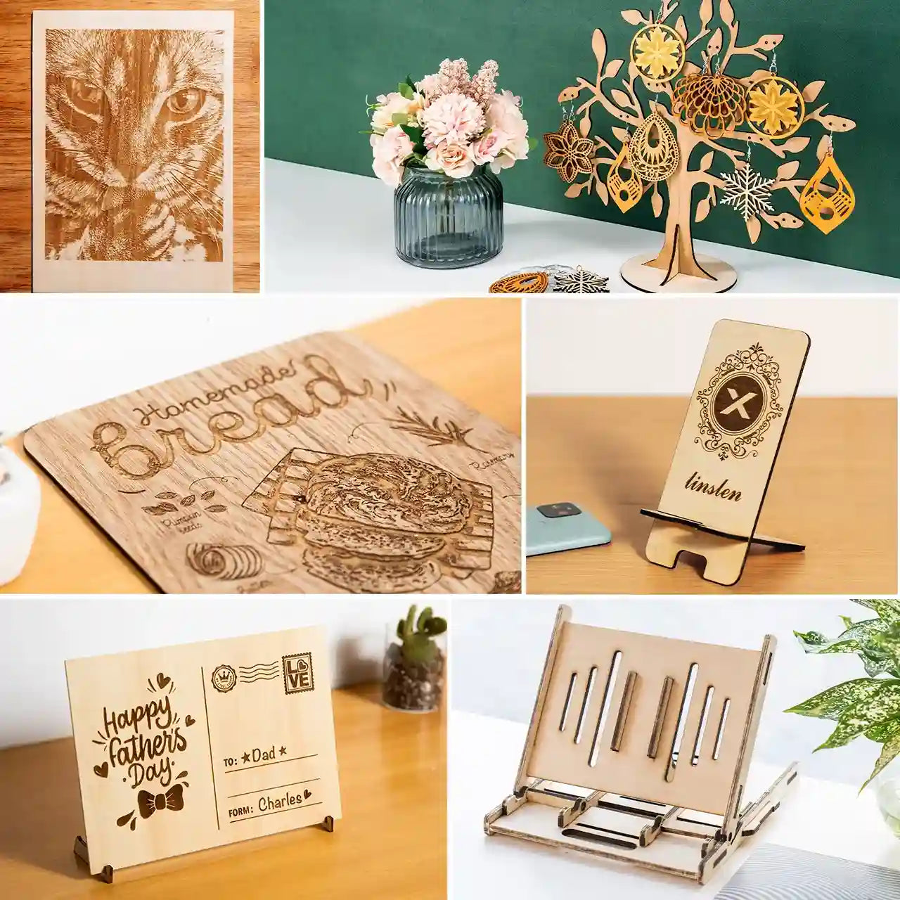 Birch Plywood Sheets 6pcs