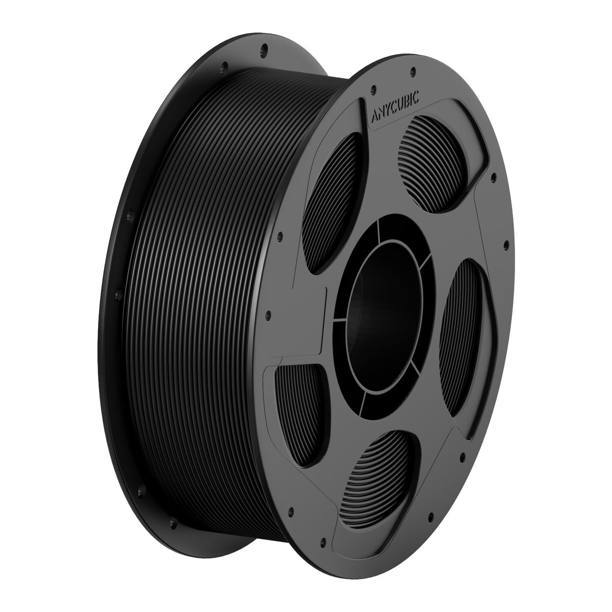 Anycubic PETG Black filament spool and packaging