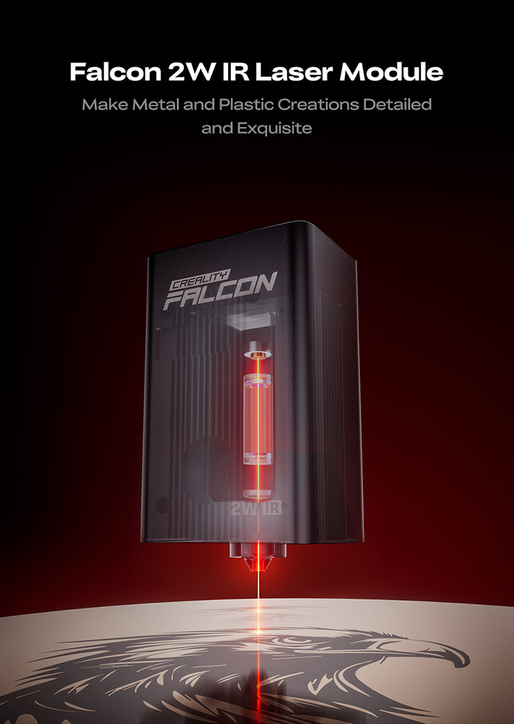 Creality Falcon A1 Pro 20W Metal Engraving Bundle — image 5