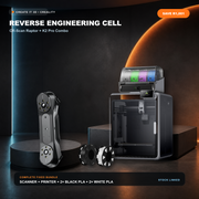 Creality CR-Scan Raptor, K2 Pro Combo and four Ender PLA spools in a premium reverse-engineering bundle