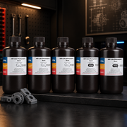 Elegoo ABS-Like Resin V1.0 5 kg engineering pack with three grey and two white bottles
