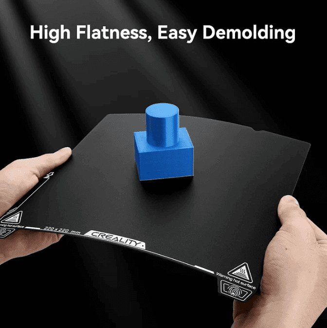 High flatness, easy demolding