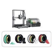 Bambu Lab 3D printer with AMS system and multi-colour filament spools – available in South Africa at Create It 3D