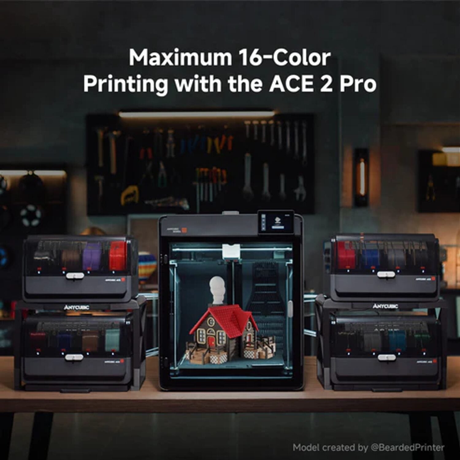 Anycubic Kobra S1 Max Large-Format CoreXY 3D Printer view 3