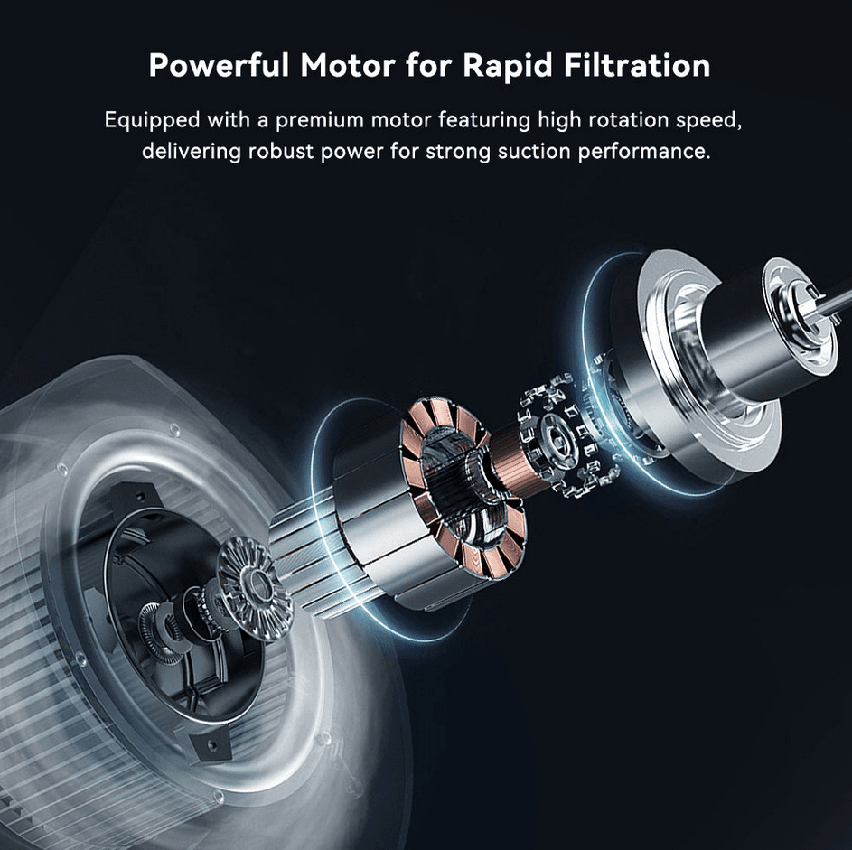 Creality Falcon purifier motor system for strong suction and rapid filtration in South Africa