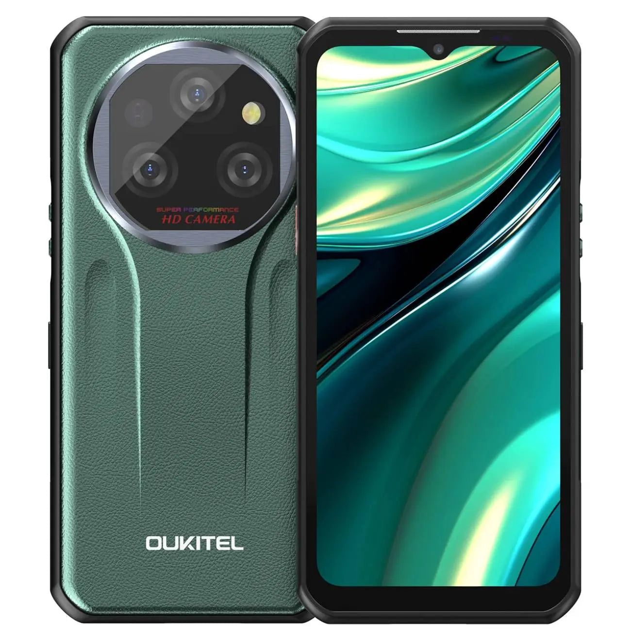 Oukitel WP39 green 5G rugged smartphone