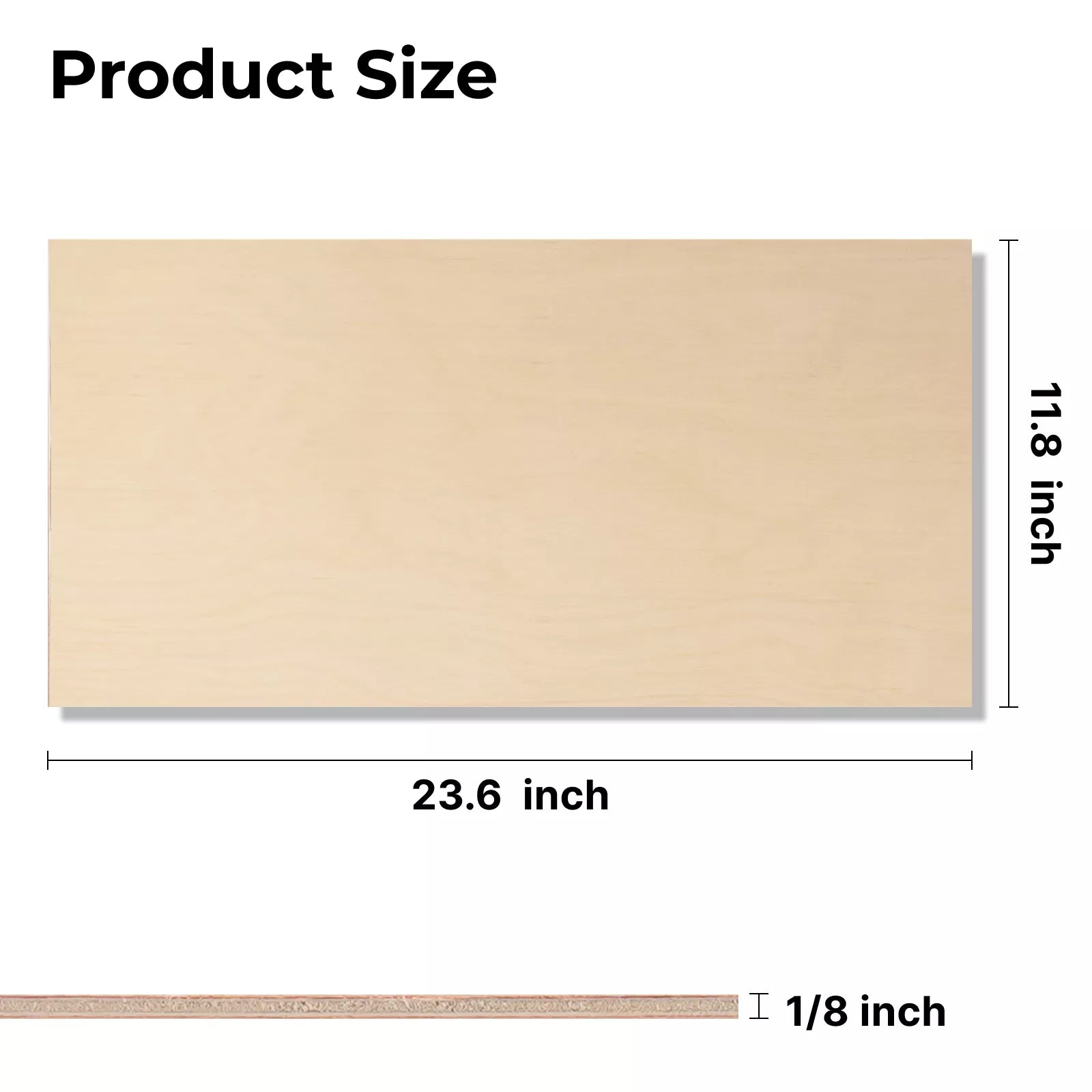 Birch Plywood Sheets 6pcs