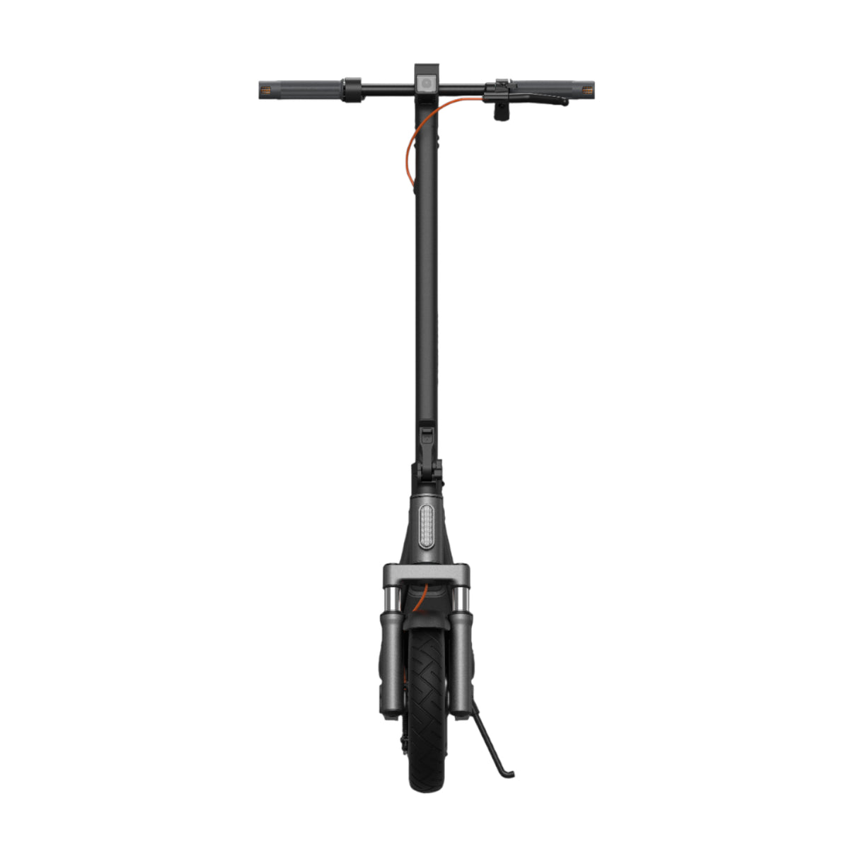 Xiaomi Electric Scooter 6 folded frame showing the practical latch, deck and compact storage position